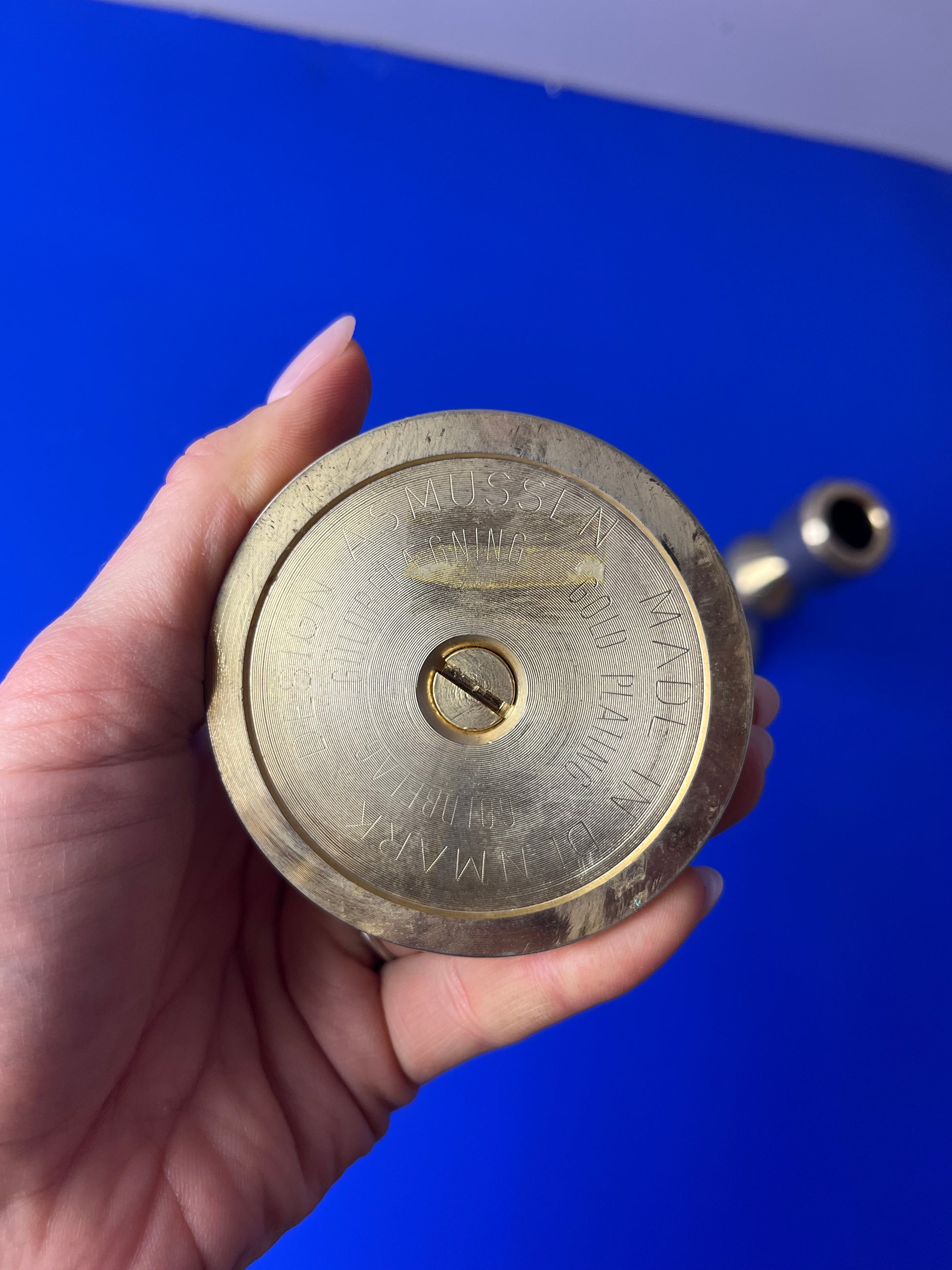 Kerzenständer vergoldet von Hugo Asmussen für Asmussen Design