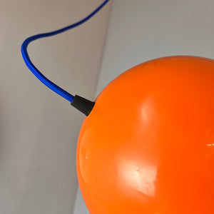Kugellampe Kunststoff orange