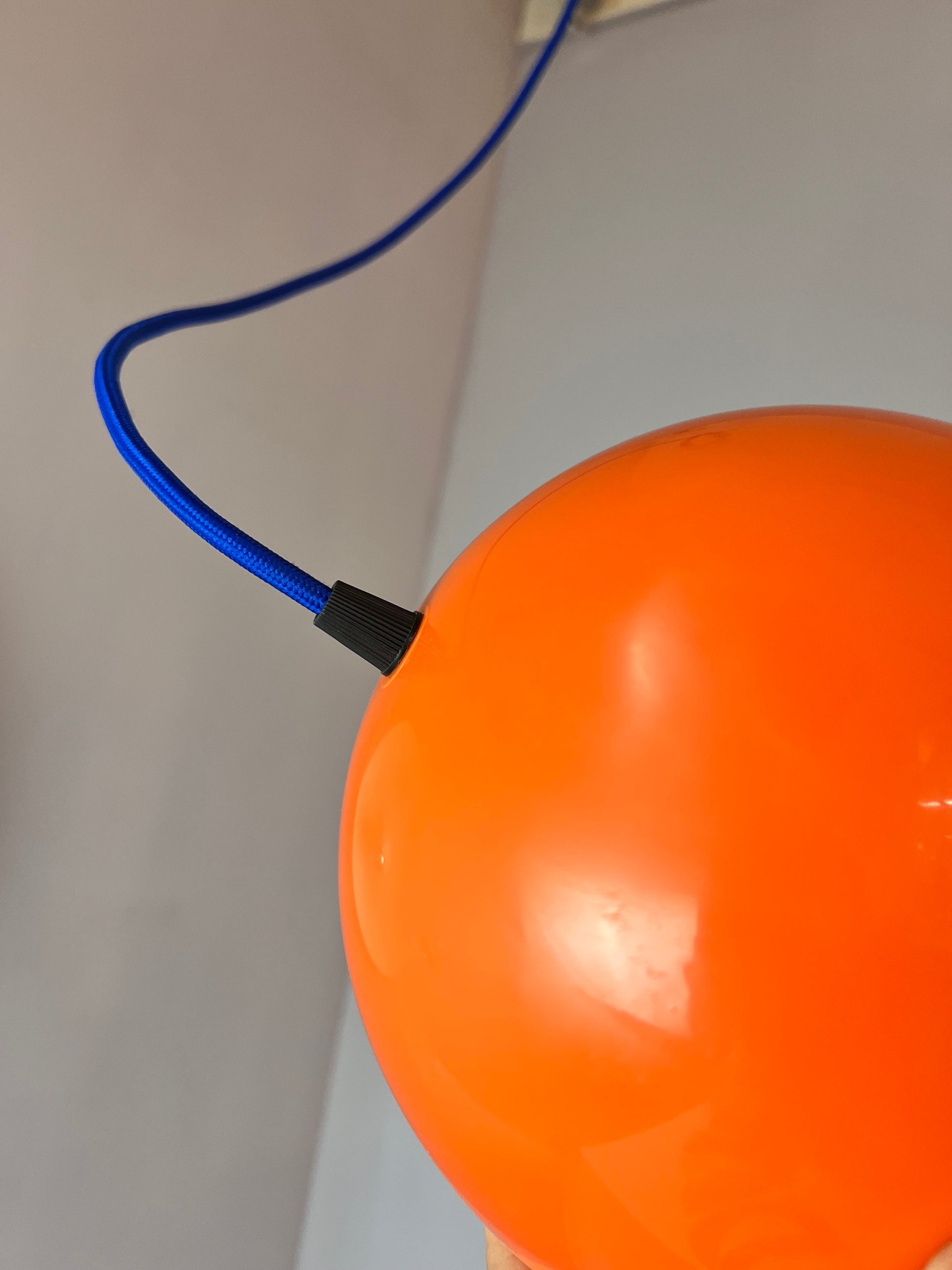 Kugellampe Kunststoff orange