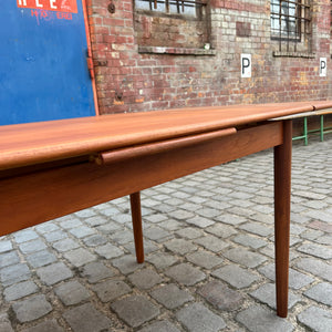 Ausziehbarer Esstisch Teak von Rosenstrup Møbelfabrik