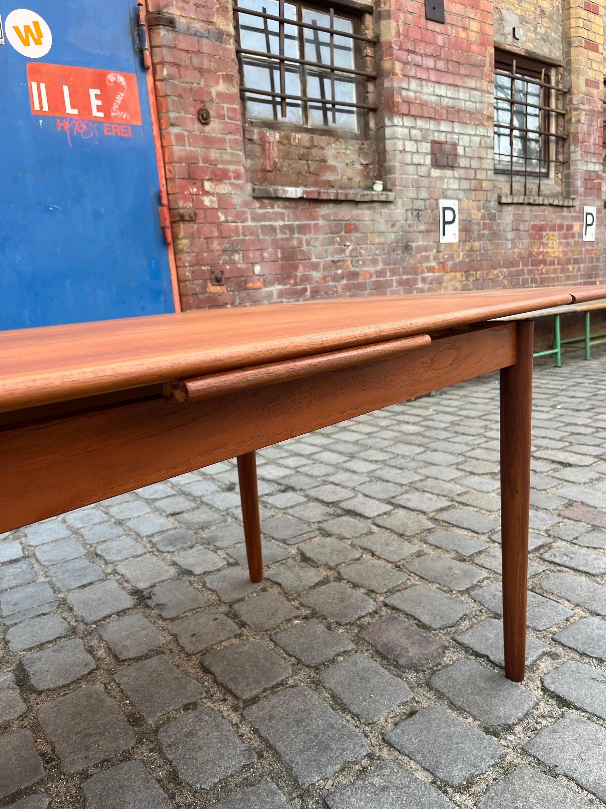 Ausziehbarer Esstisch Teak von Rosenstrup Møbelfabrik