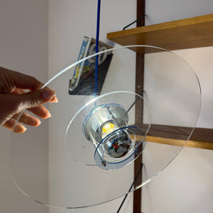 Lamellenlampe Modell Space Acrylglas von Design Light