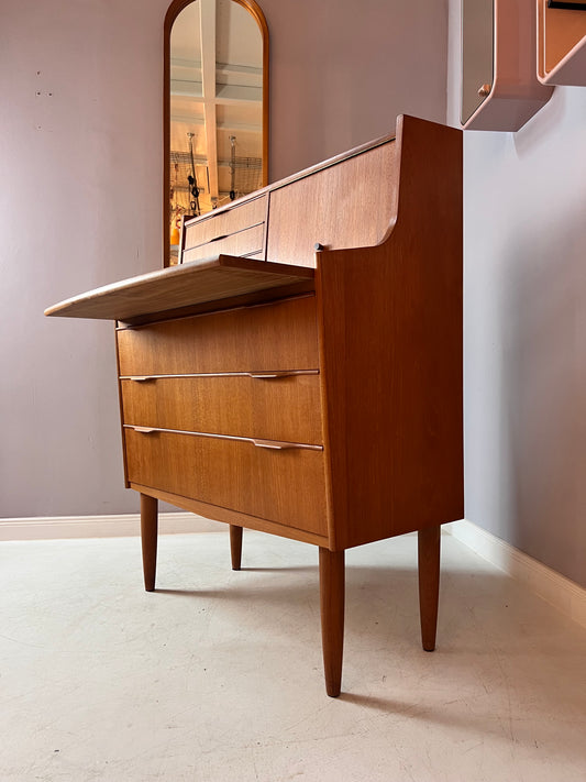 Sekretär mit Spiegel Teak aus Dänemark