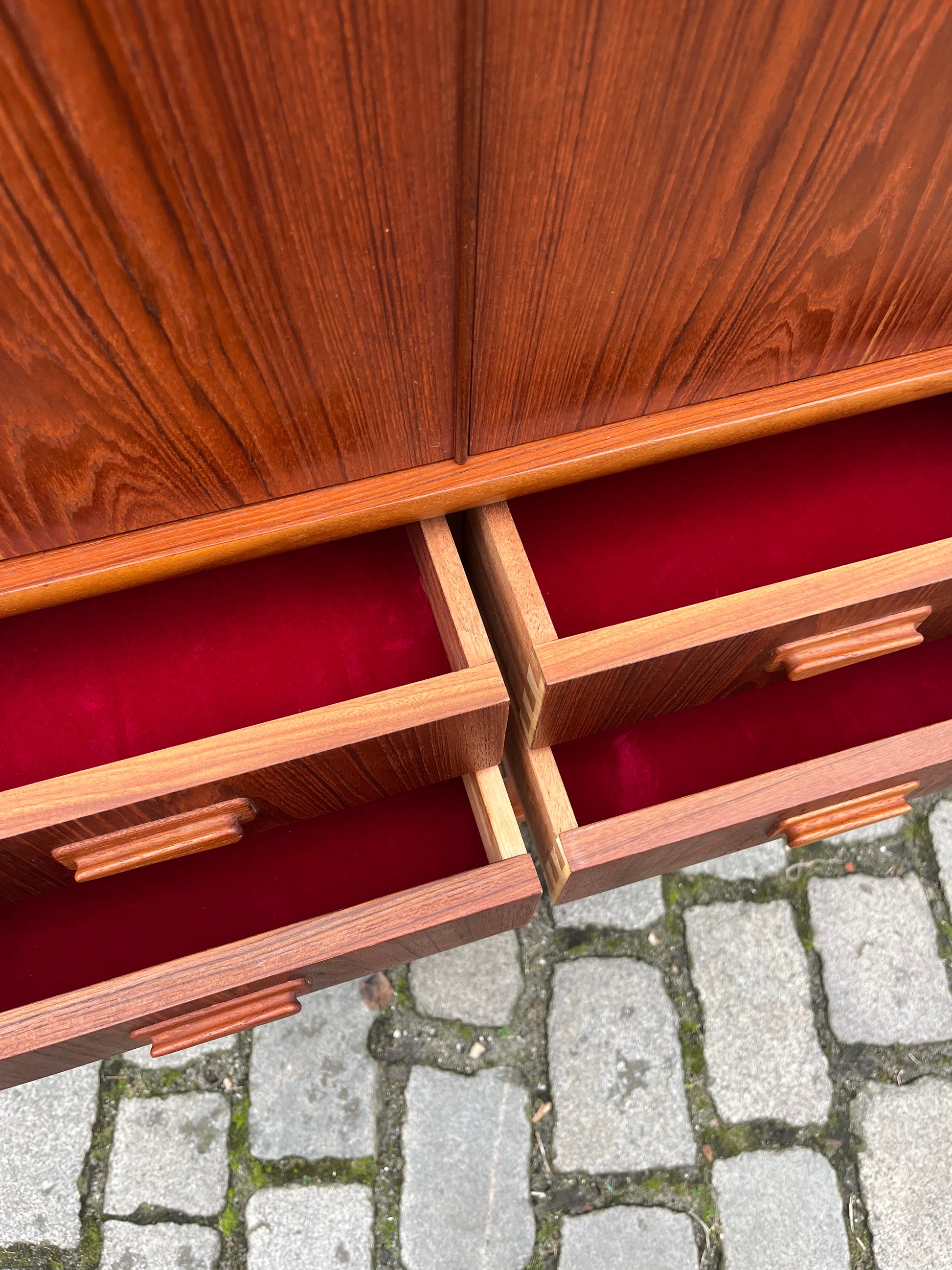 Eckschrank Teak von Aulum Møbelfabrik