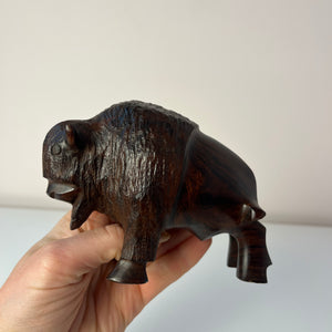 Figur Büffel Wüsteneisenholz