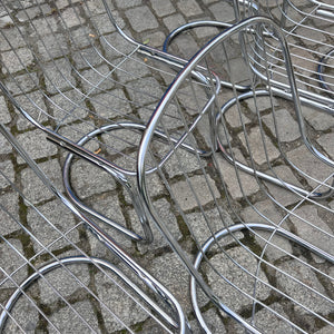 Freischwinger Chrom von Gastone Rinaldi