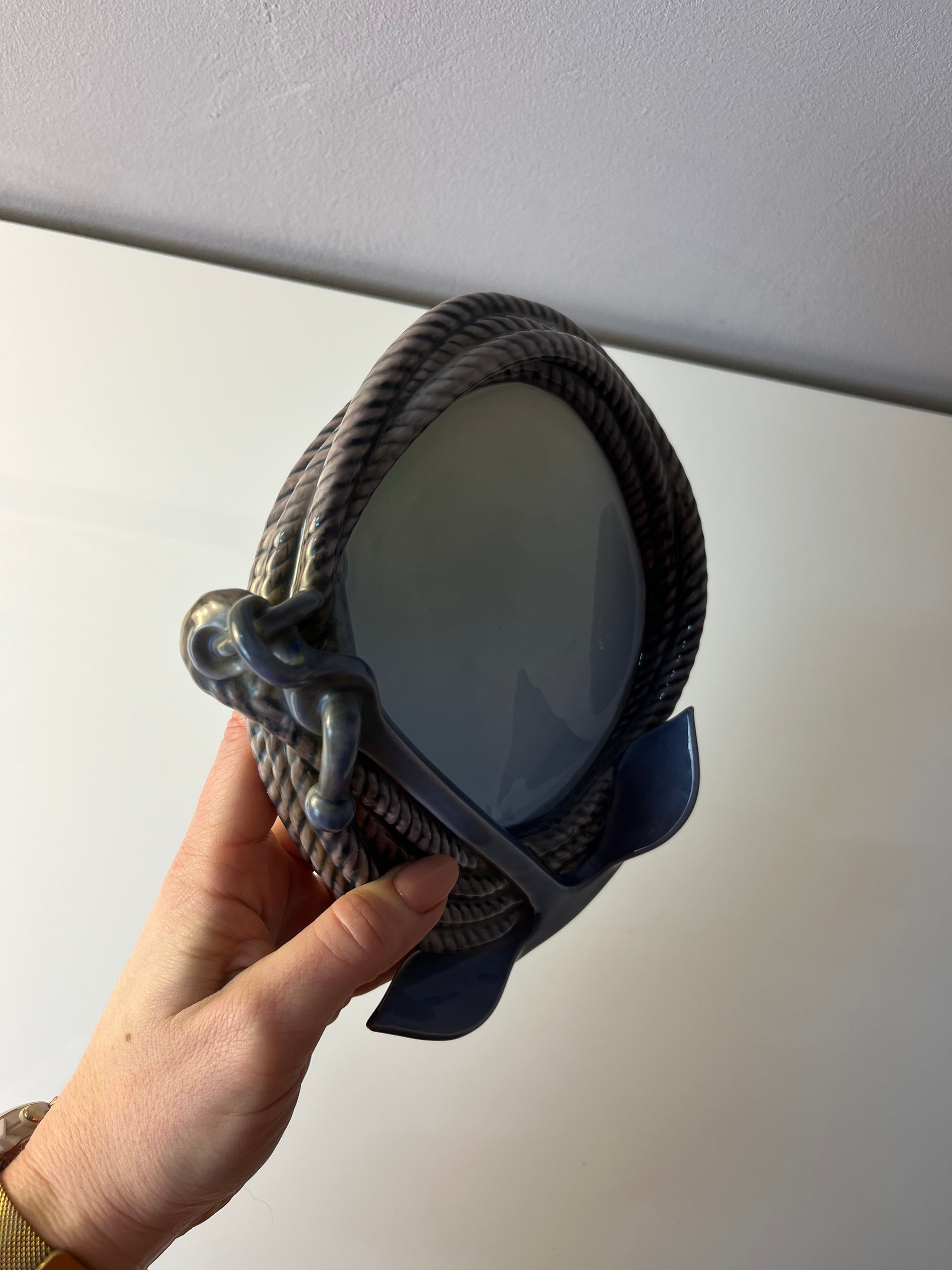 Schale Tau und Anker Modell 2377 Porzellan von Bing & Grøndahl
