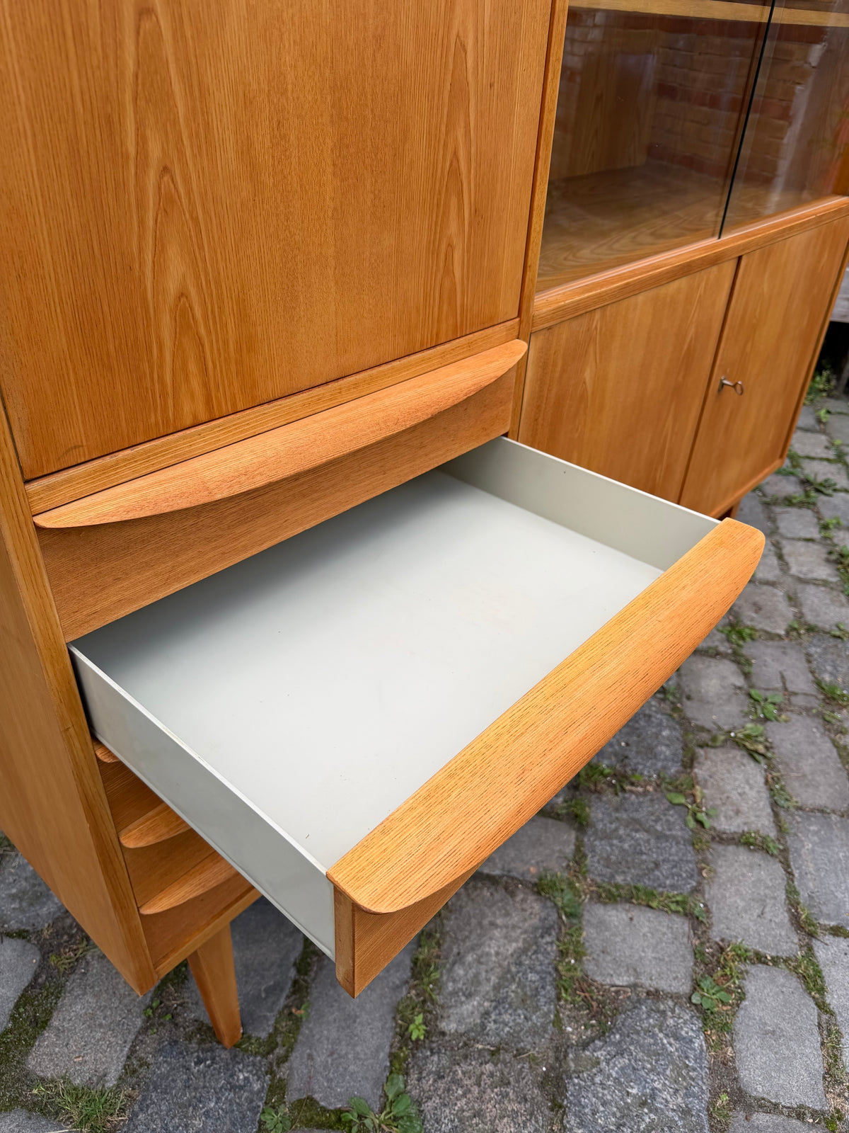 Highboard Typ 602/G Esche von Franz Ehrlich für Hellerau