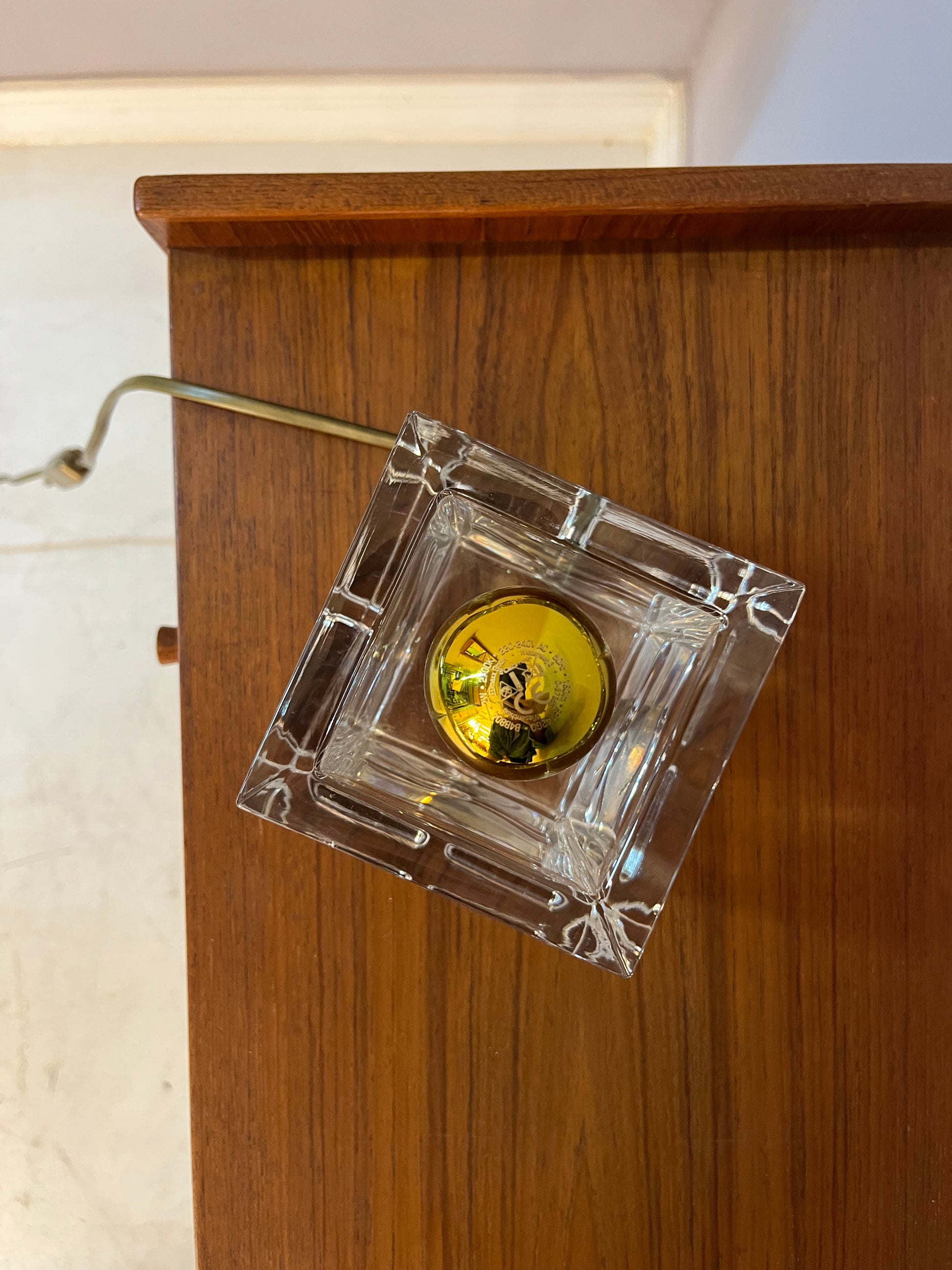Tischlampe Ice Cube Glas von Nachtmann