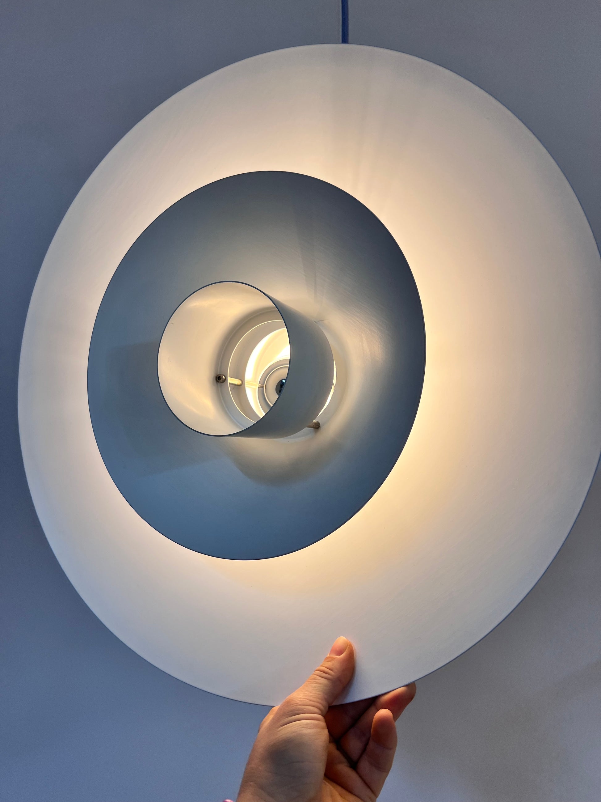 Lamellenlampe Trapez von Christian Hvidt für Nordisk Solar