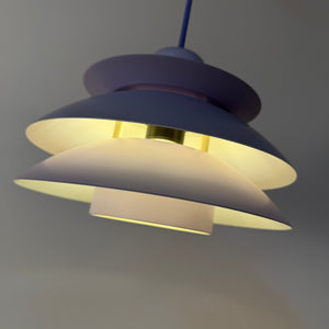 Lamellenlampe Typ 776 flieder von Horn