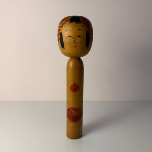 Japanische Kokeshi Holzfigur handbemalt