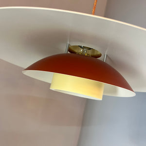 Lamellenlampe neu lackiert peach