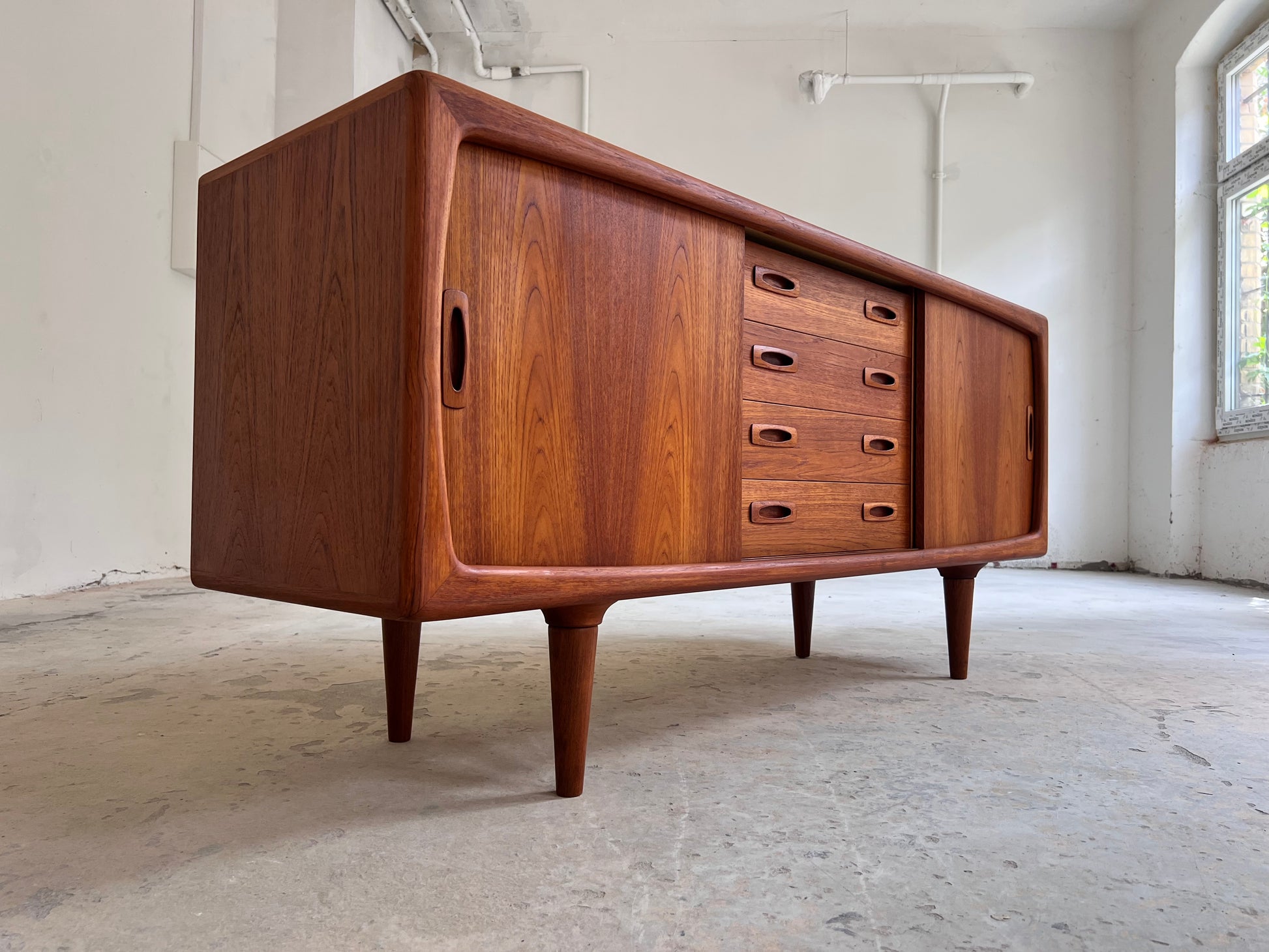 Sideboard Teak von H.P. Hansen - Breite 169 cm