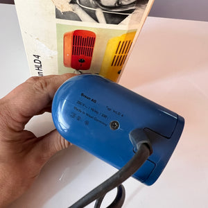 Reisefön HLD 4 blau von Dieter Rams für BRAUN