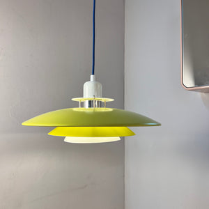 Lamellenlampe teils neu lackiert aus Dänemark