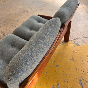 Sofa grau von Yngve Ekström für Swedese