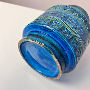 Vase Serie Rimini Blu von Aldo Londi für Bitossi