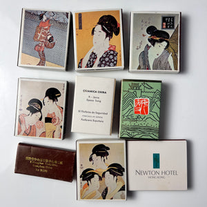 Set: Vintage Streichhölzer Asien
