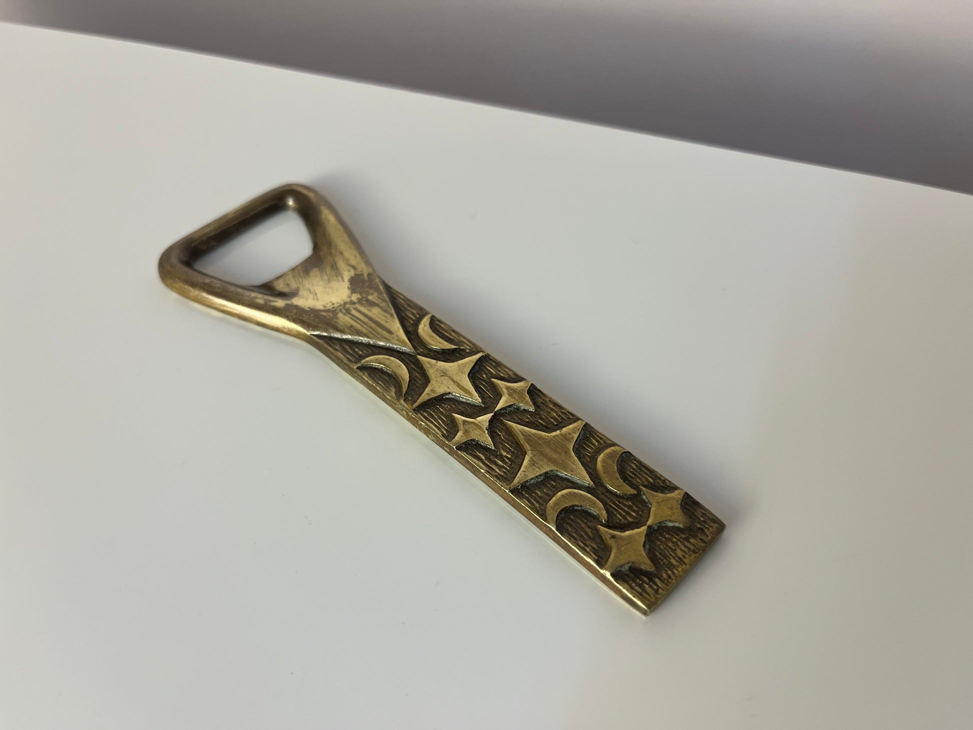Flaschenöffner Sterne Messing