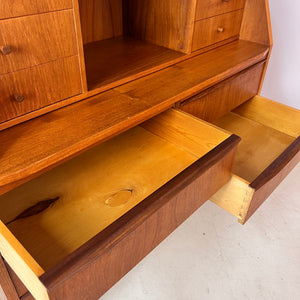 Kommode mit Arbeitsfläche Teak aus Dänemark