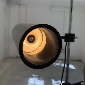 Stehlampe silber von Arnold Berges für Staff