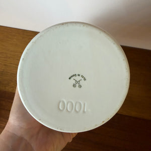 Apothekerdose Pasta Zinci Moll. weiß Porzellan - 1000 ml