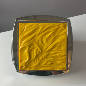 Wandlampe gelb Chrom von Uwe Mersch