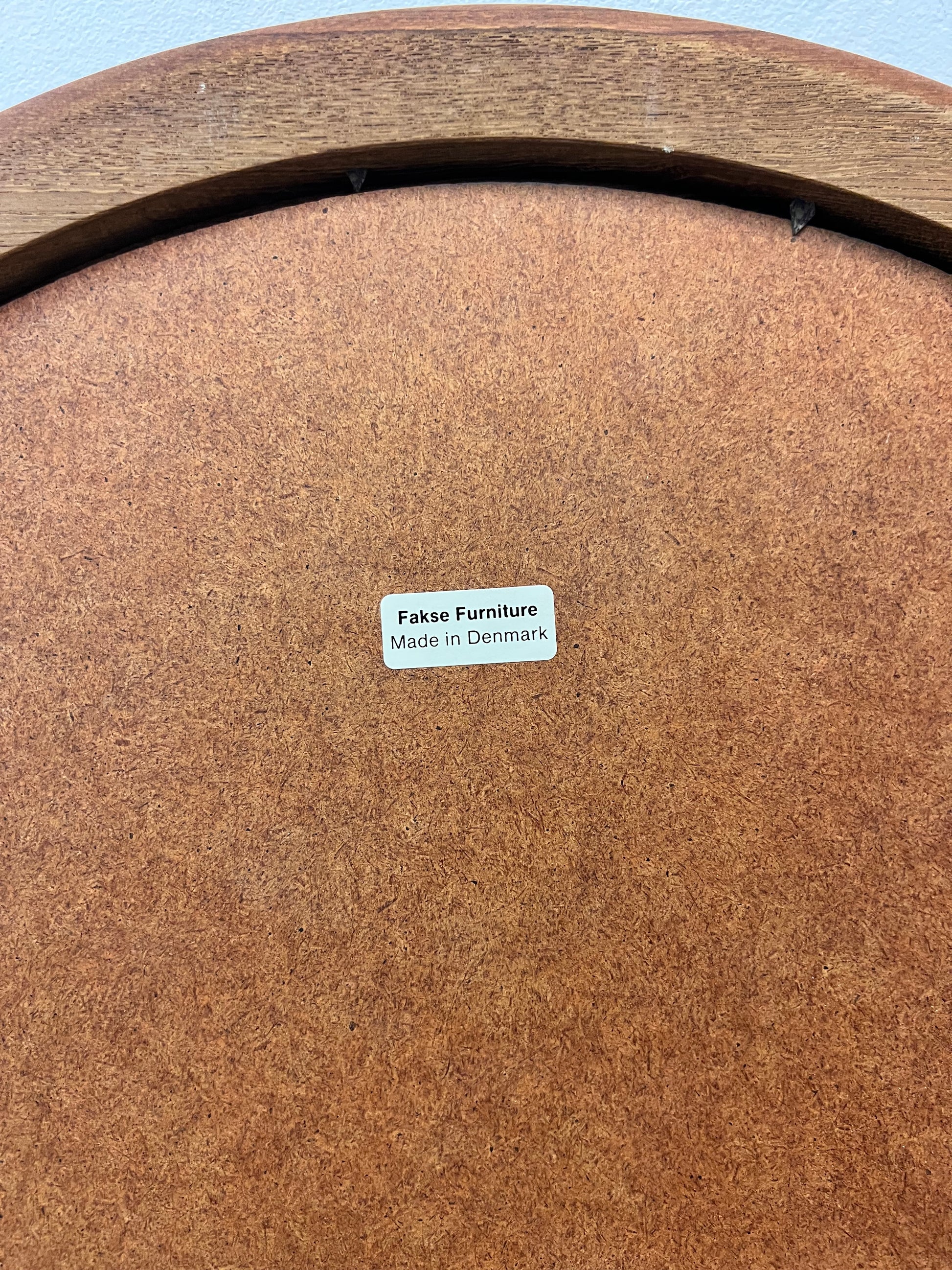 Klappbarer Wandspiegel Teak von Fakse Furniture aus Dänemark