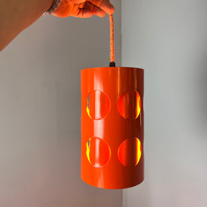 Hängelampe orange Metall von Raak Amsterdam