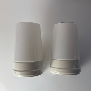 Set: 2x Wandlampe Modell 6070 weiß Sigvard Bernadotte für Ifö