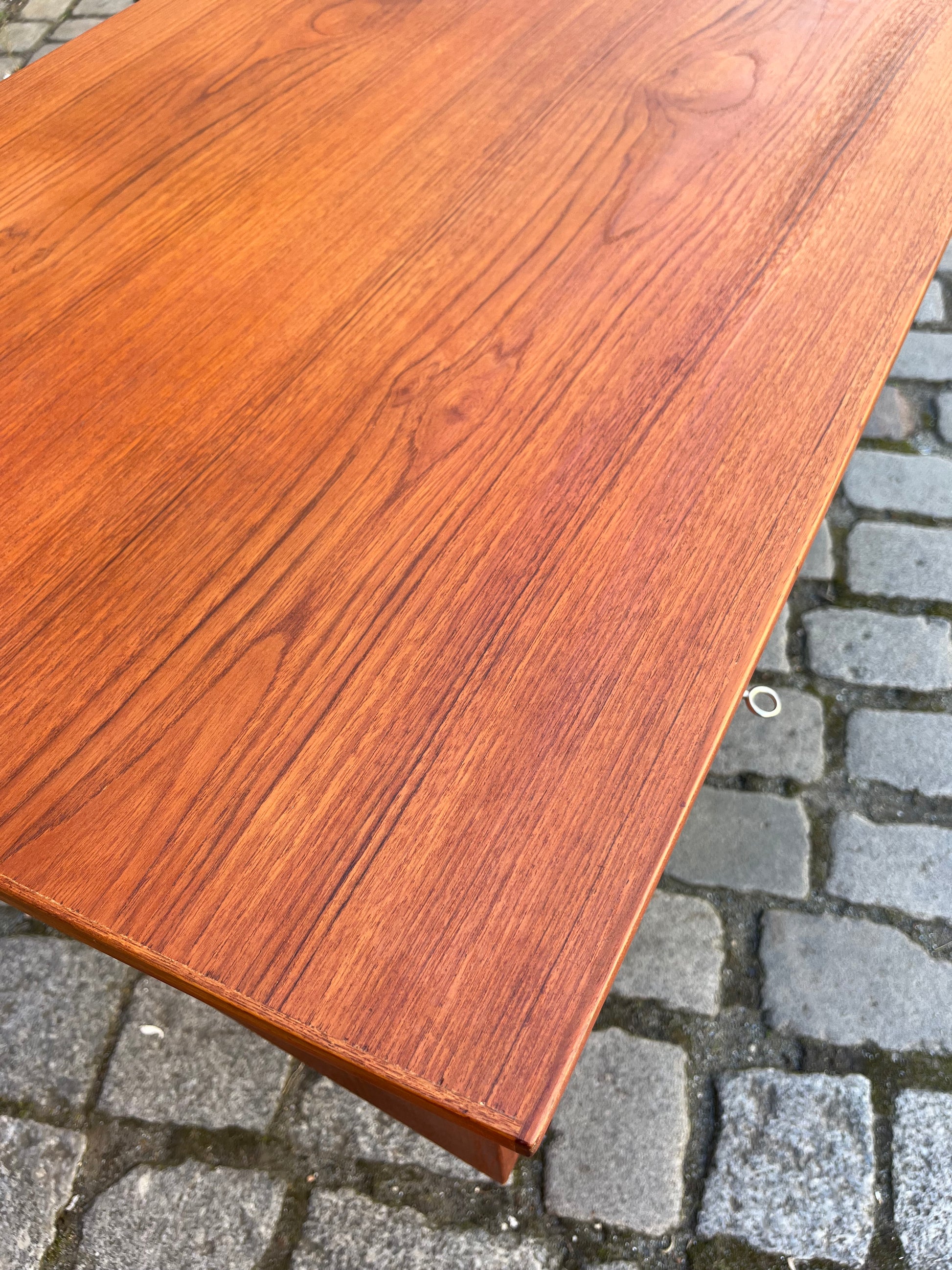 Freistehender Schreibtisch Teak aus Dänemark