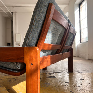 Sofa grau von Yngve Ekström für Swedese