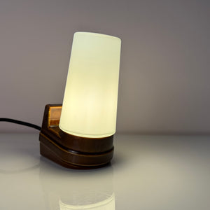 Wandlampe Modell 6080 braun von Sigvard Bernadotte für Ifö