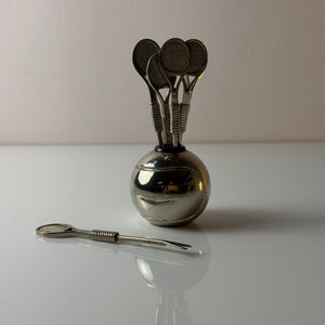 Set: Cocktailpicker Tennis silber