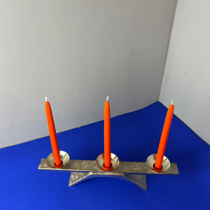 Kerzenständer versilbert von Kurt Radtke für WMF Ikora