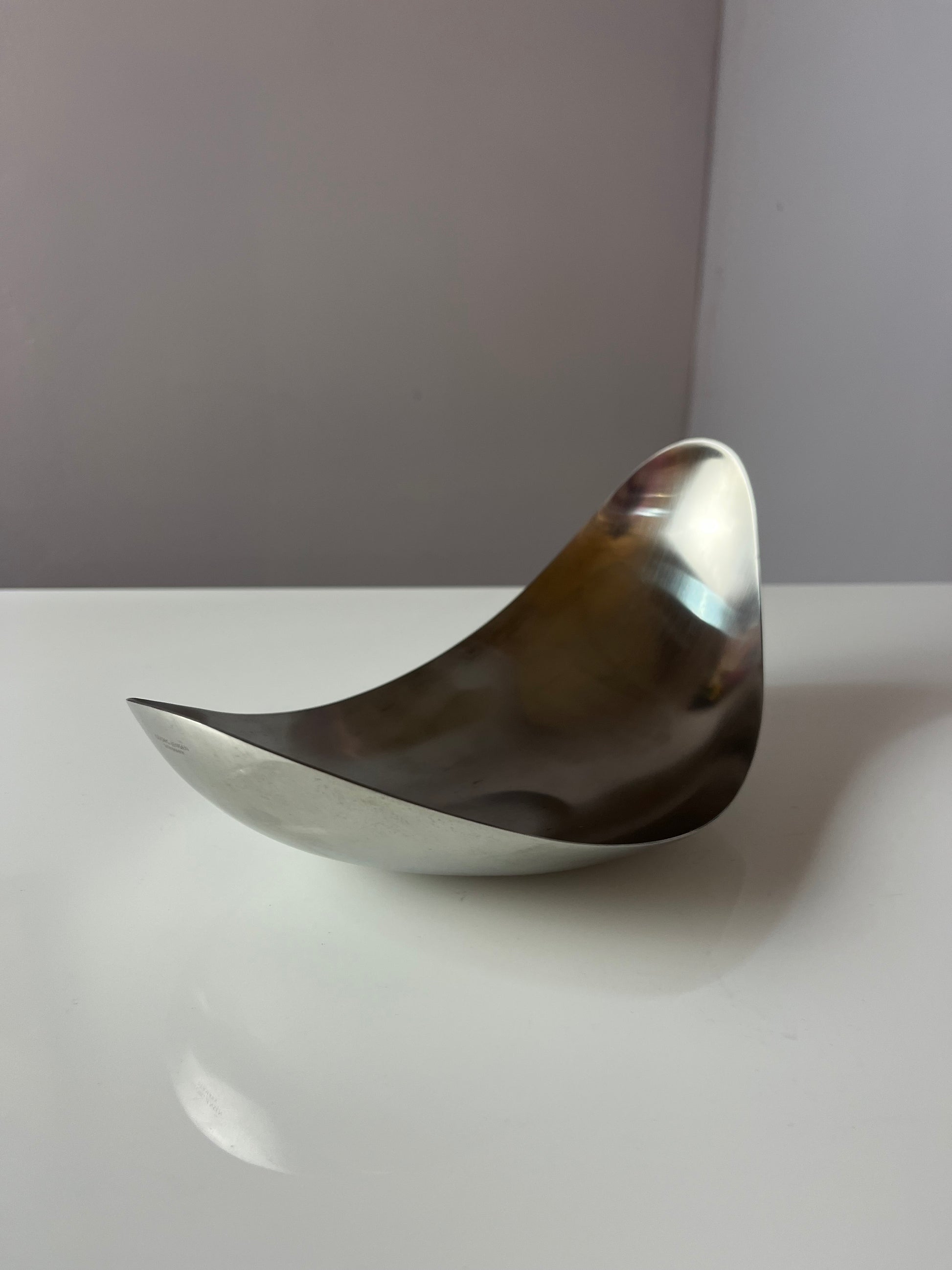 Servierschalen Leaf groß von Helle Damkjær für Georg Jensen