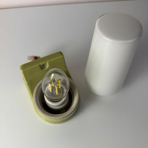 Wandlampe Modell 6080 mintgrün von Sigvard Bernadotte für Ifö