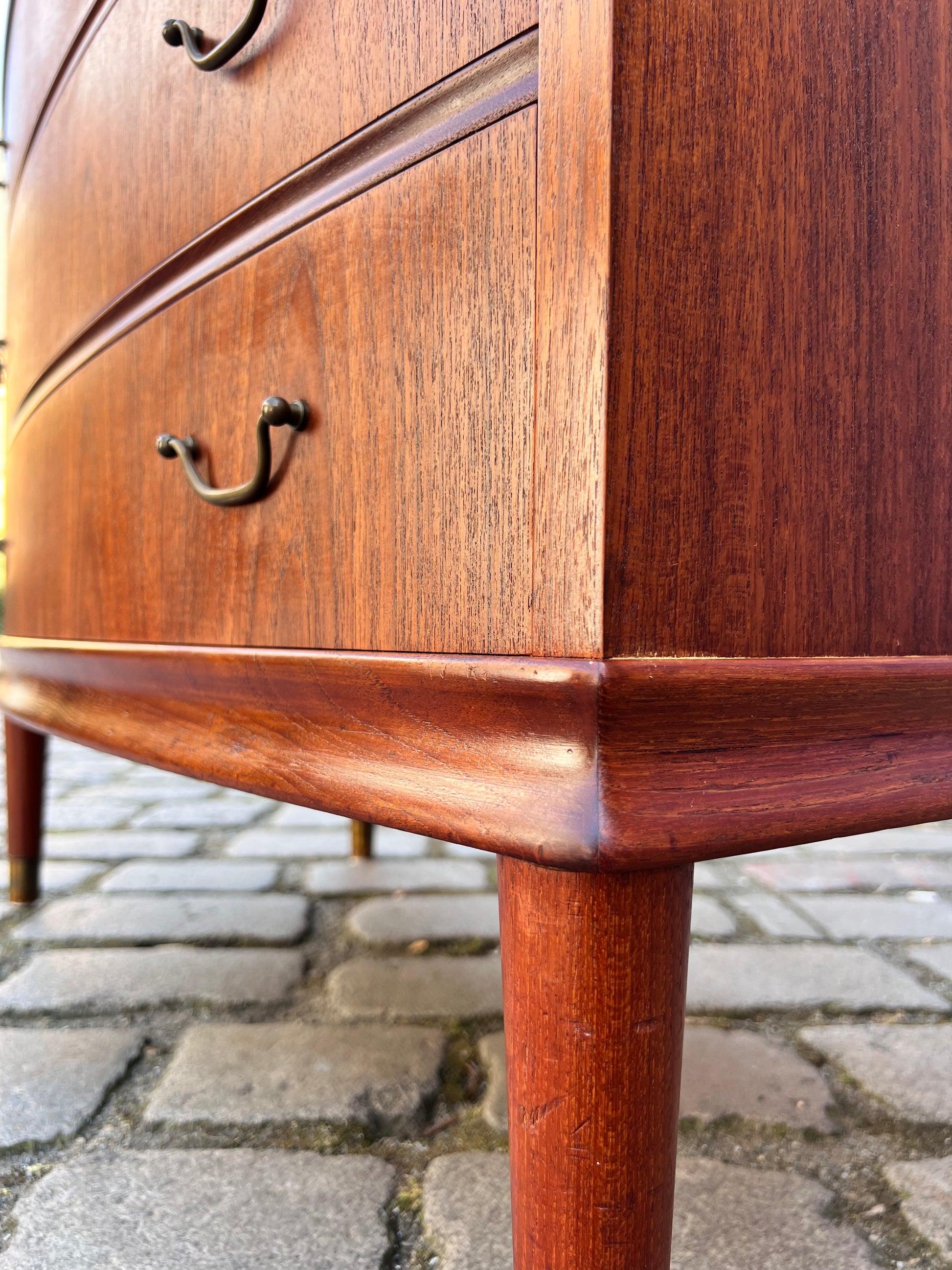 Bücherregal mit Sekretär und Kommode Teak Dänemark