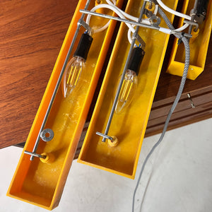 Wandlampe gelb von Uwe Mersch