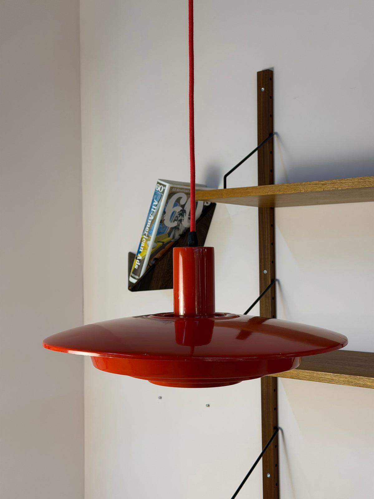 Lamellenlampe rot aus Dänemark