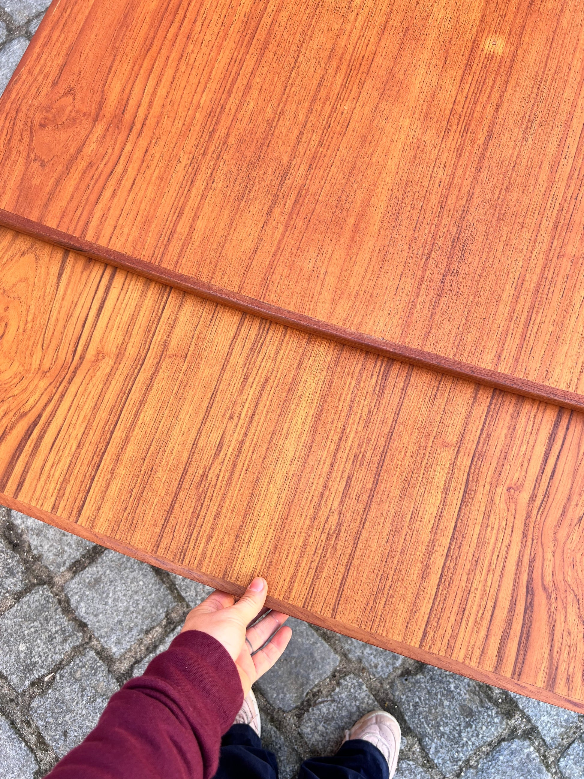 Ausziehbarer Esstisch Teak aus Dänemark