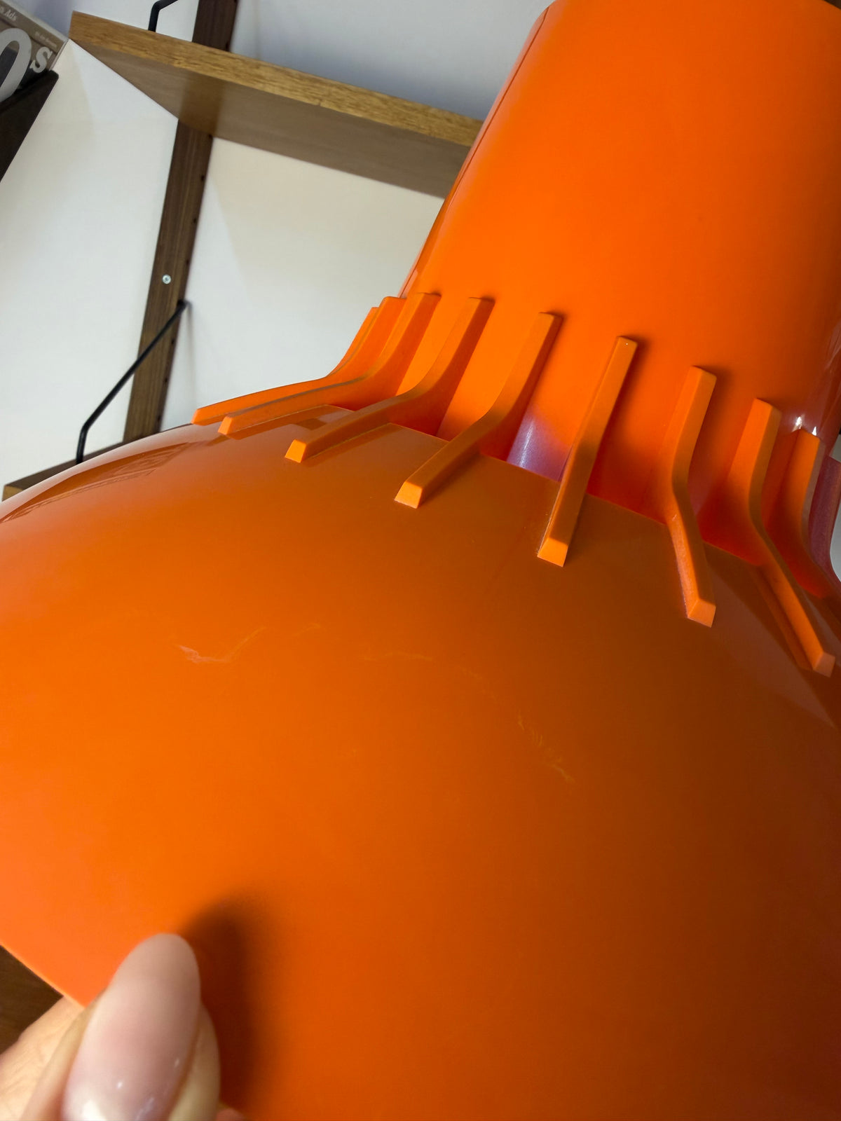 Hängelampe Solar orange Kunststoff von Svend Middelboe für Nordisk Solar