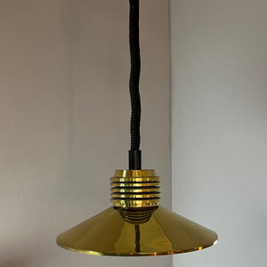 Hängelampe Messing höhenverstellbar