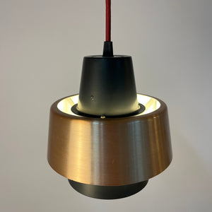 Lamellenlampe schwarz Kupfer aus Dänemark
