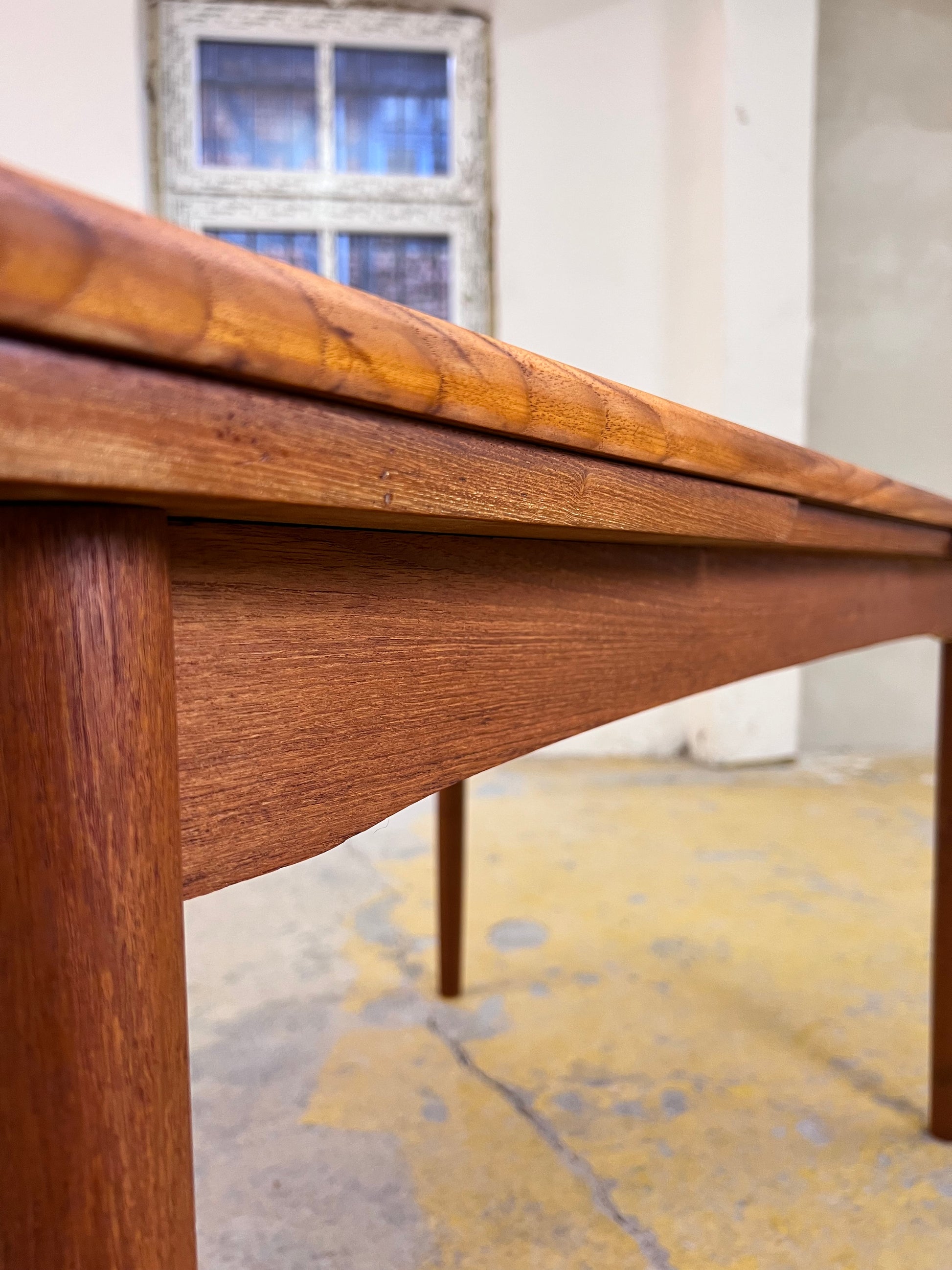 Ausziehbarer Esstisch Teak aus Dänemark