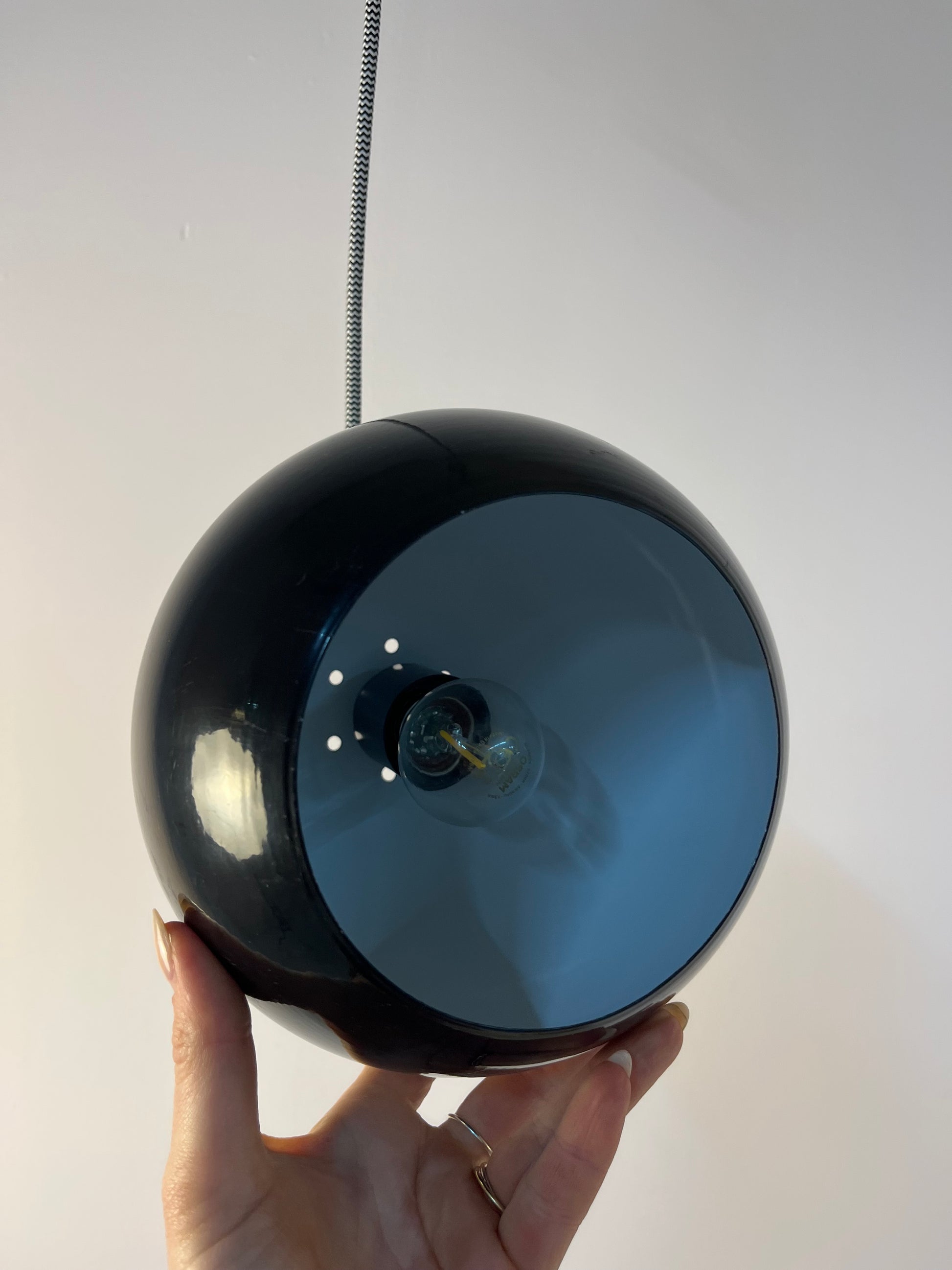 Kugellampe schwarz aus Dänemark