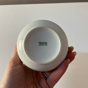 Set: Zucker & Milchkännchen Kiruna Garden weiß blau von Tapio Wirkkala für Thomas