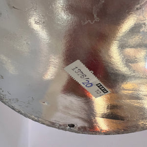 Tischlampe mit doppelwandigem Glasschirm königsblau von Doria