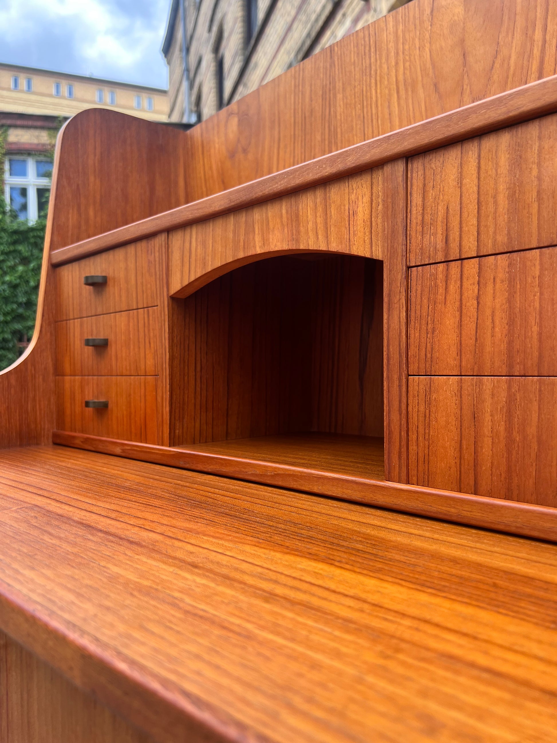 Sekretär Teak aus Dänemark